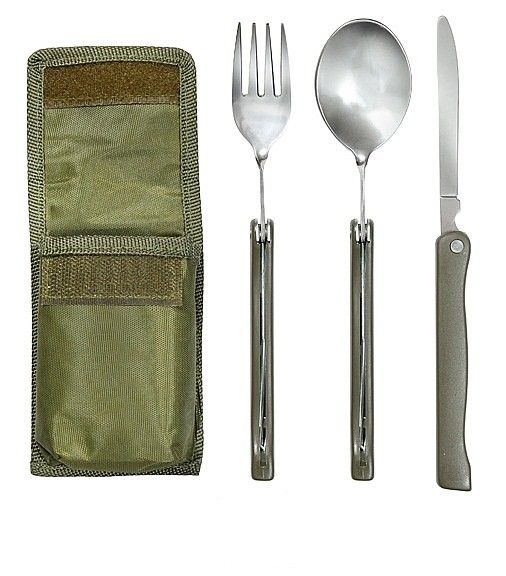Camping cutlery set