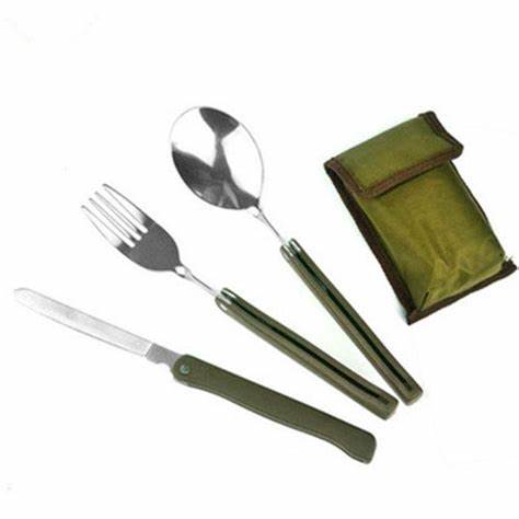 Camping cutlery set