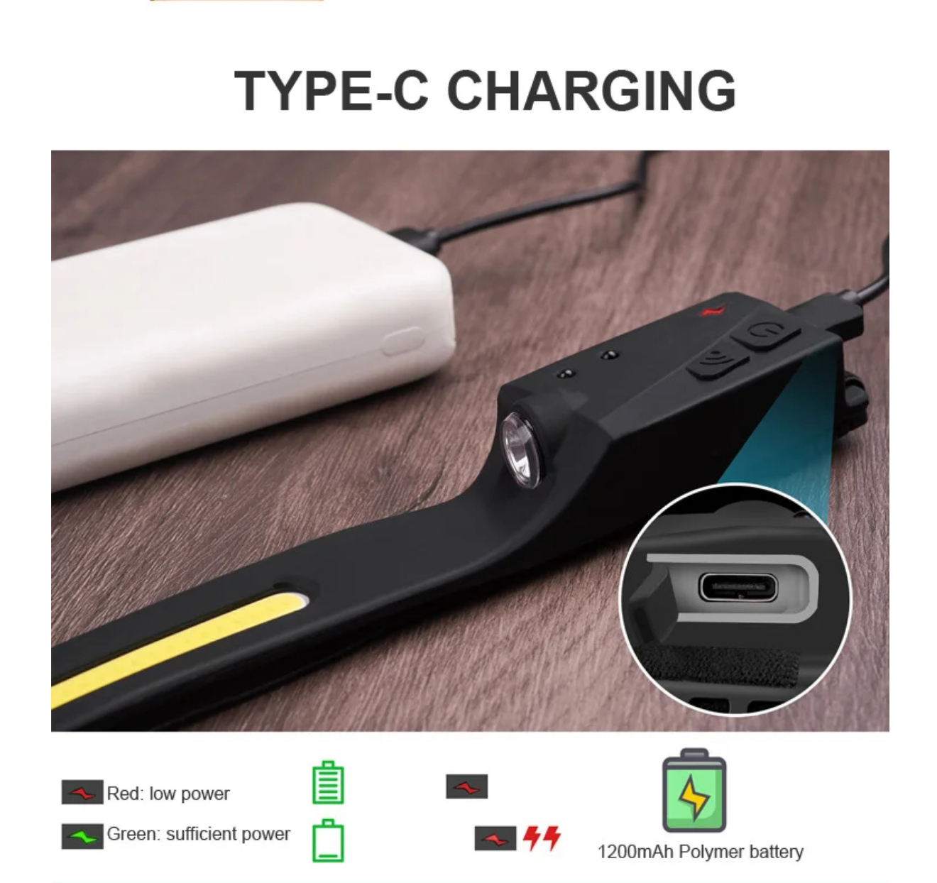 Head Lamp Slim with dual light